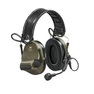 3M™ PELTOR™ ComTac™ VI NIB Hearing Defender No Comms Headset MT20H682FB-09N GNS, Green, Headband & ARC, 915 MHz