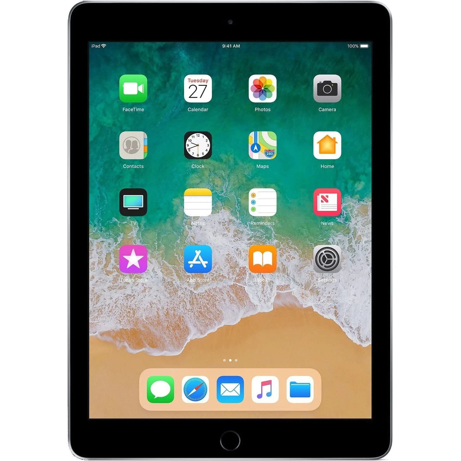 Apple iPad 6th Gen Wi-Fi 128GB Space Gray - (Refurbished)