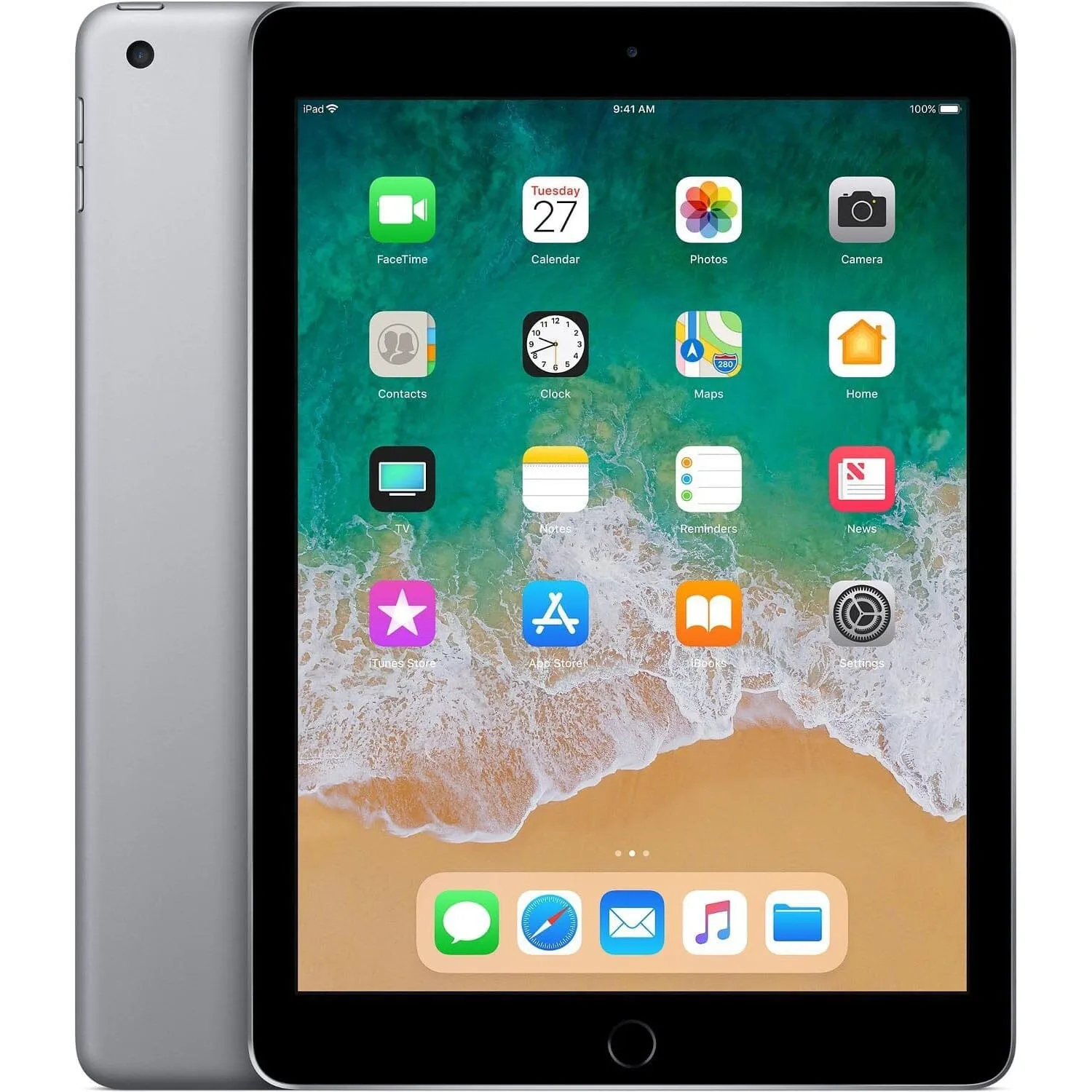 Apple iPad 6th Gen Wi-Fi 128GB Space Gray - (Refurbished)