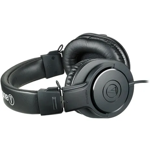 Audio Technica ATH-M20x Professional Monitor Headphones with 40 mm Drivers for Studio Tracking and Mixing