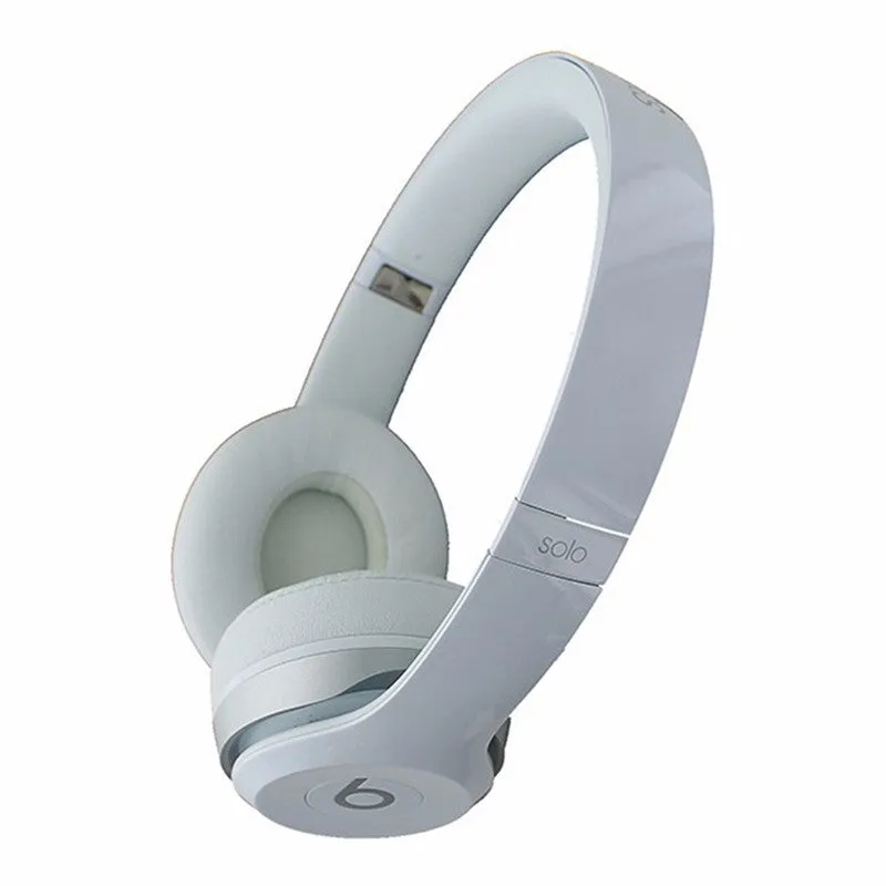 Beats by Dr. Dre Solo2 Wired On-Ear Headphones - Gloss White