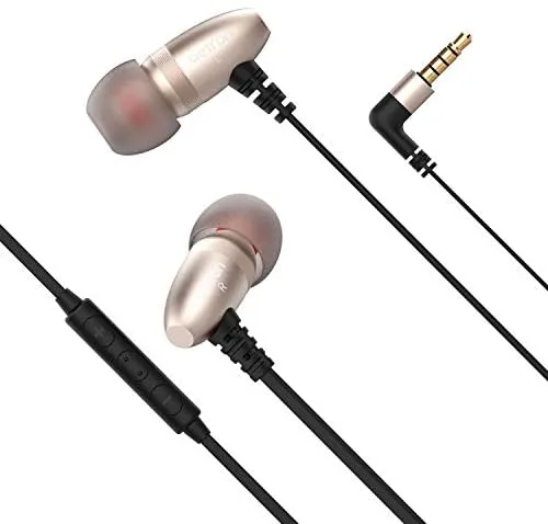 Betron W58 Noise Isolating in-ear Headphones Earphones with Microphone and Remote Control