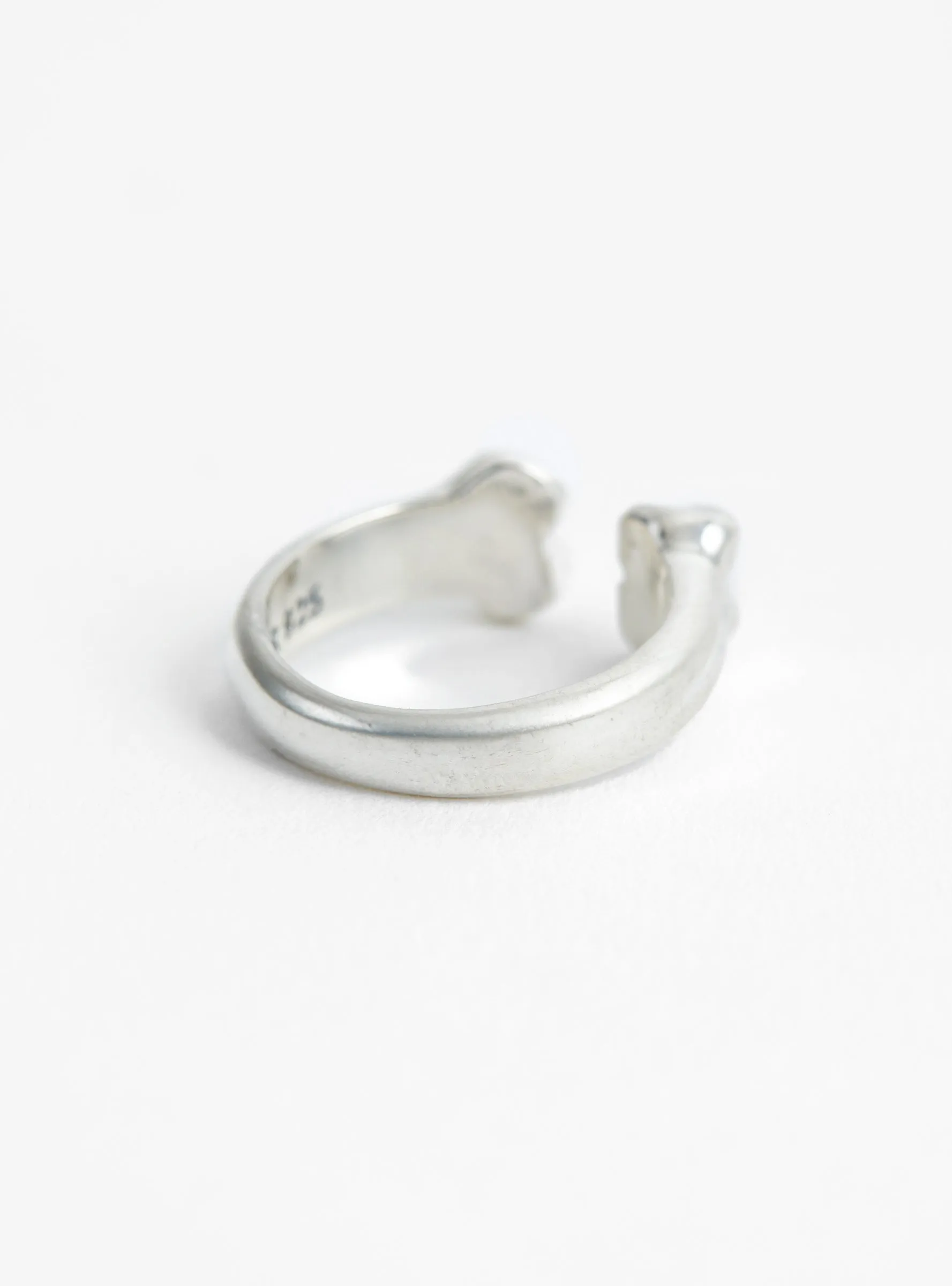 Bone Ring Silver