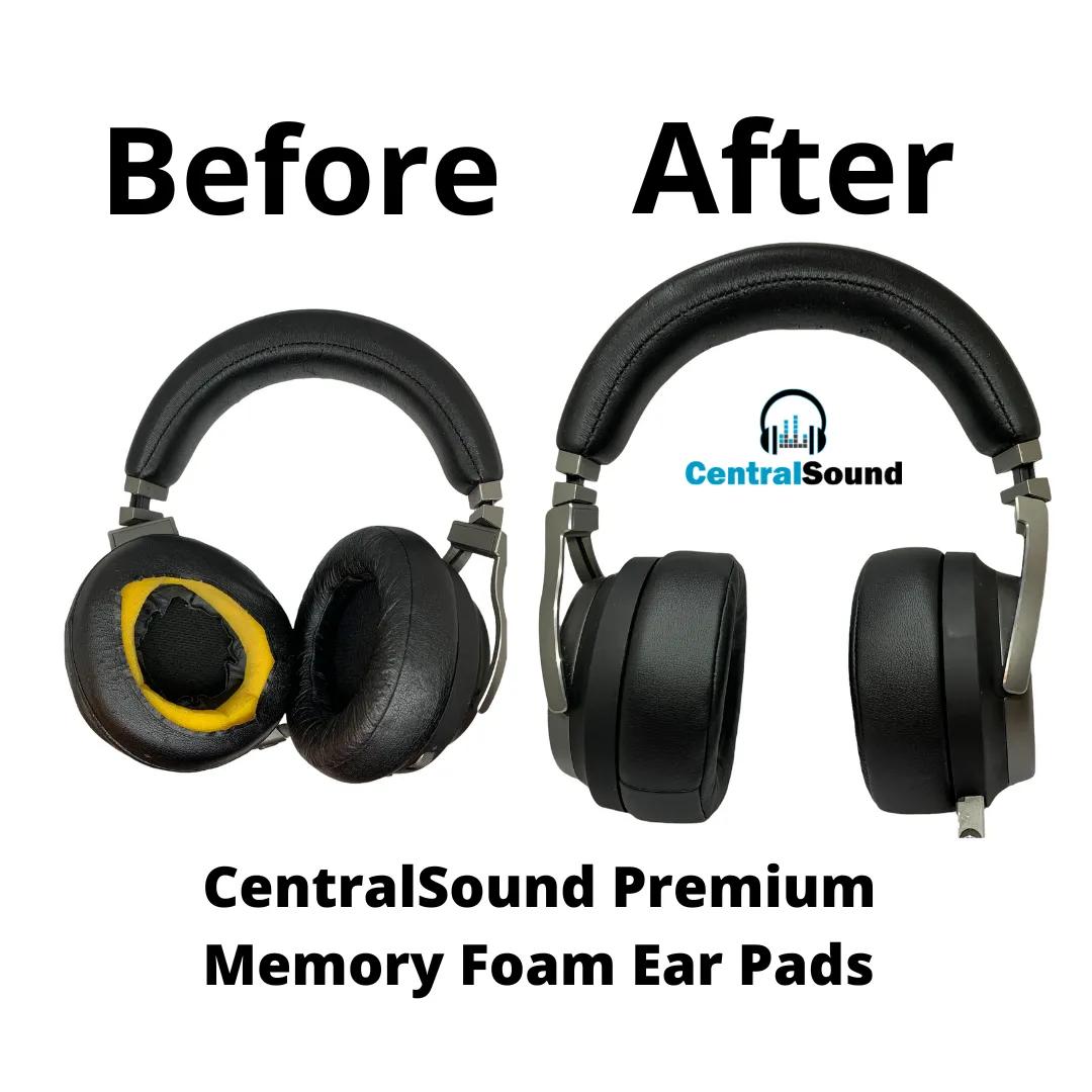 CentralSound Premium Upgraded Ear Pad Cushions for Corsair Virtuouso RGB Wireless SE Gaming Headsets