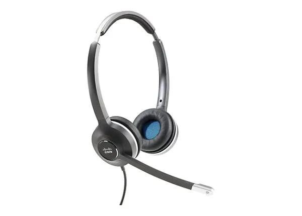 Cisco 532 Wired Dual - Headset - On-Ear - Wired - For Ip Phone 6841, 6851, 7821, 7841, 7861, 8811, 8841, 8845, 8851, 886