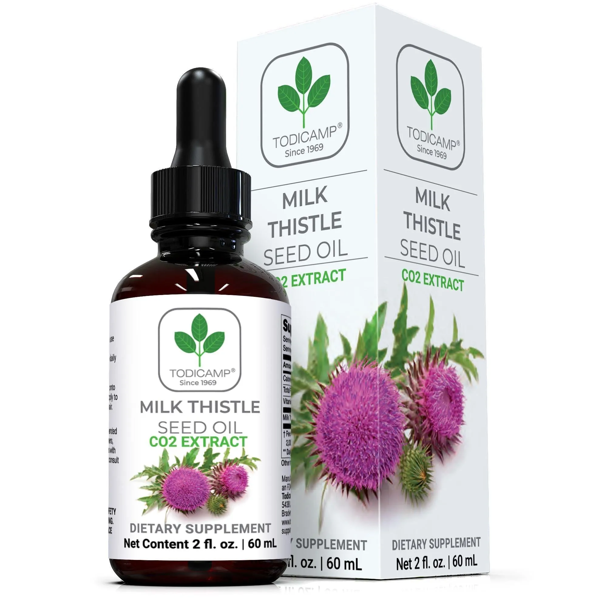 CO2 Extracted Milk Thistle Seed Oil 100% Potent Liver Support Milk Thistle Oil