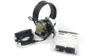 Coyote Brown 3M ComTac VI NIB Hearing Defender No Comms Headset