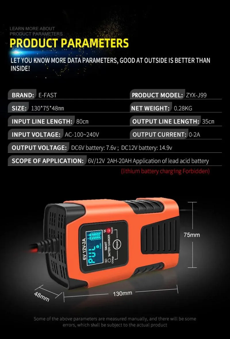 E-FAST BATTERY CHARGER ASTROM