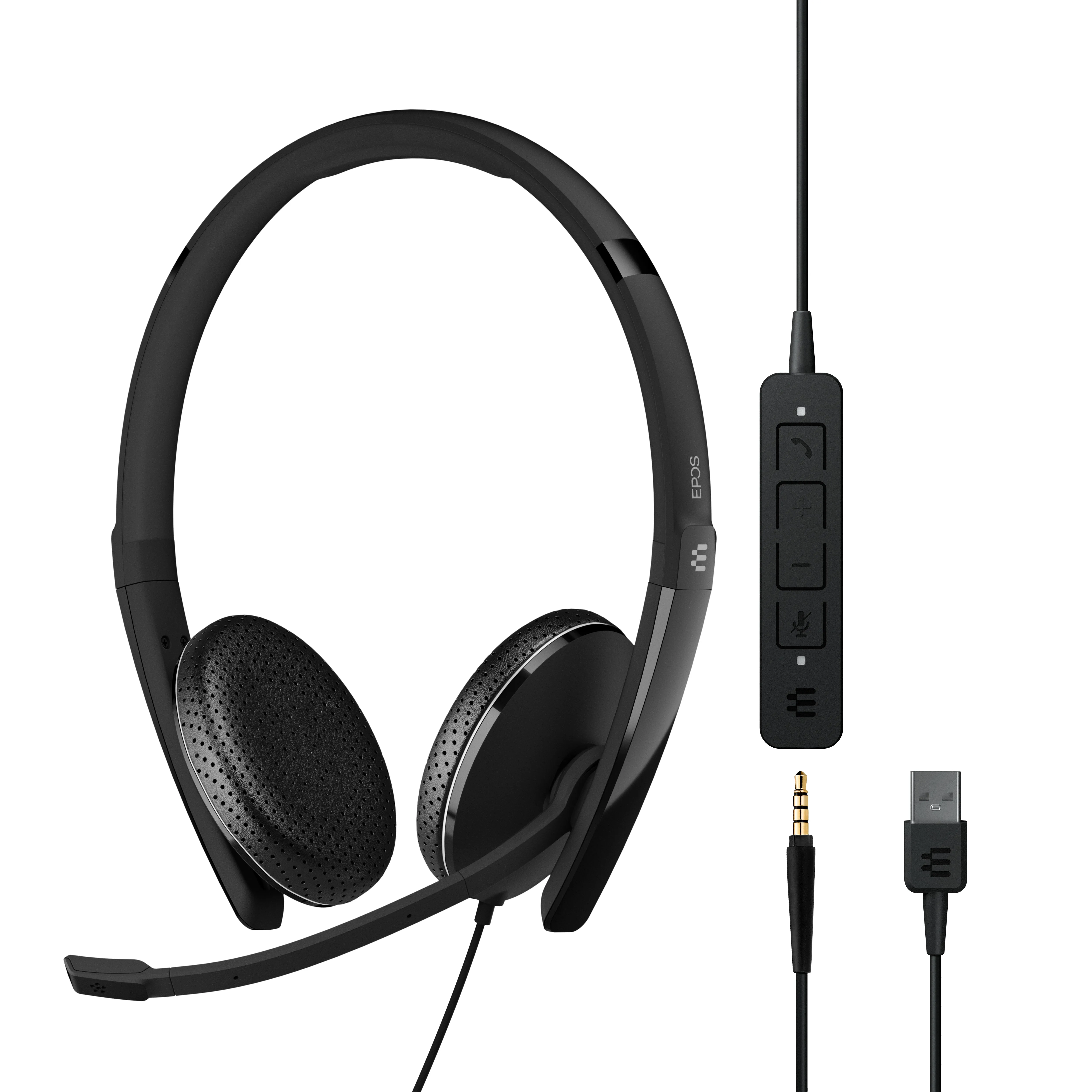 Epos Adapt 165 Usb Ii - Headset - On-Ear - Wired - Usb, 3.5 Mm Jack - Black - Optimised For Uc