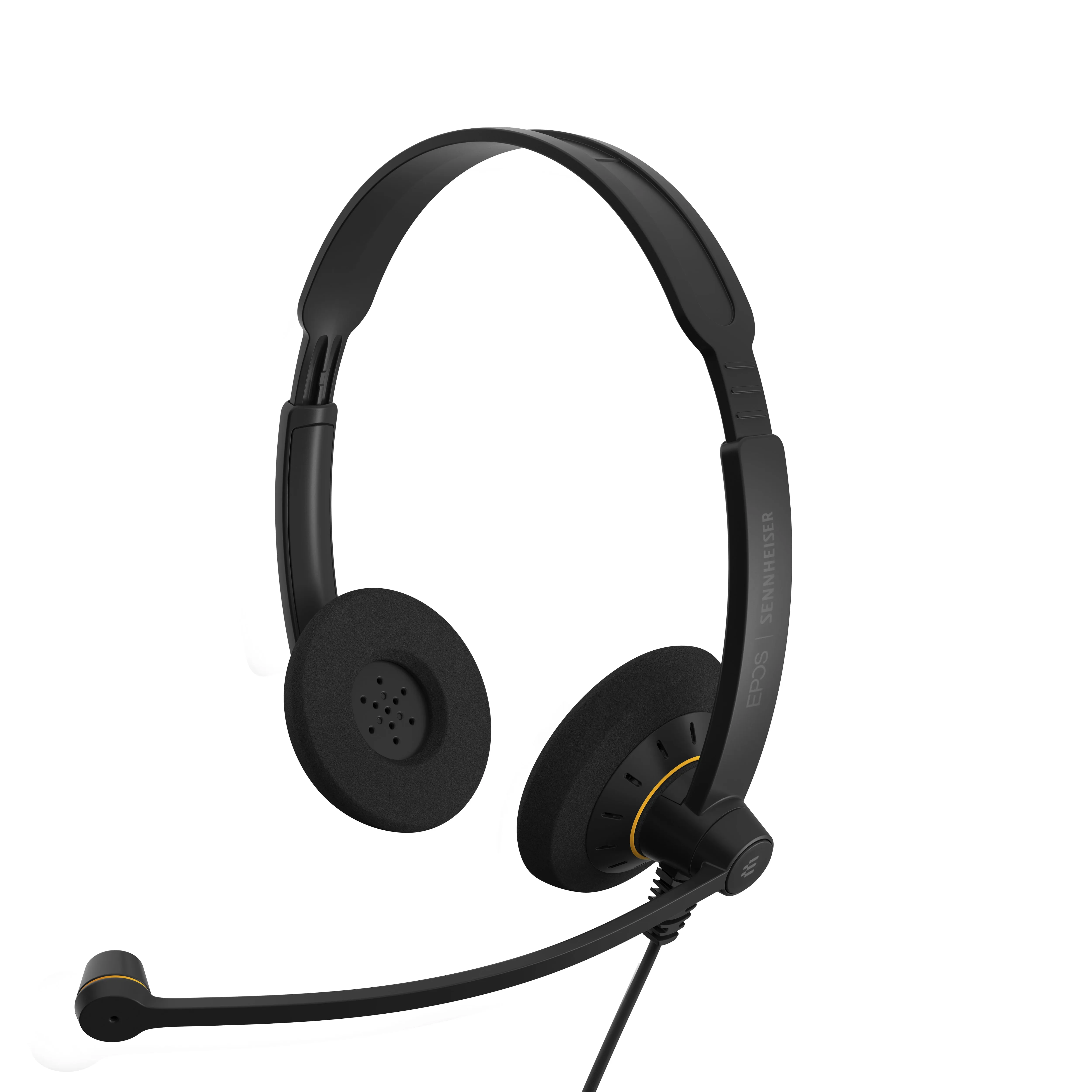 Epos Impact Sc 60 Usb Ml - Headset - On-Ear - Wired - Usb - Black With Orange Colour Highlights