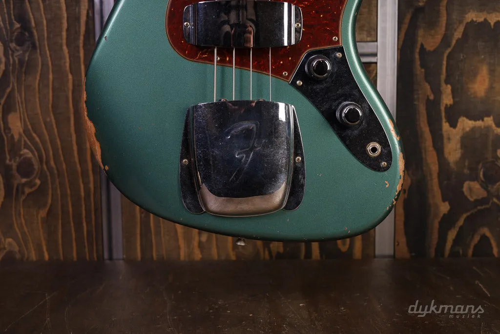 Fender Custom Shop 62 Jazz Bass Relic Aged Sherwood Green Metallic