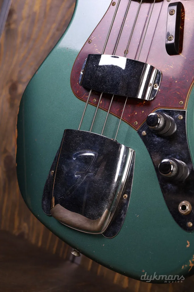 Fender Custom Shop 62 Jazz Bass Relic Aged Sherwood Green Metallic