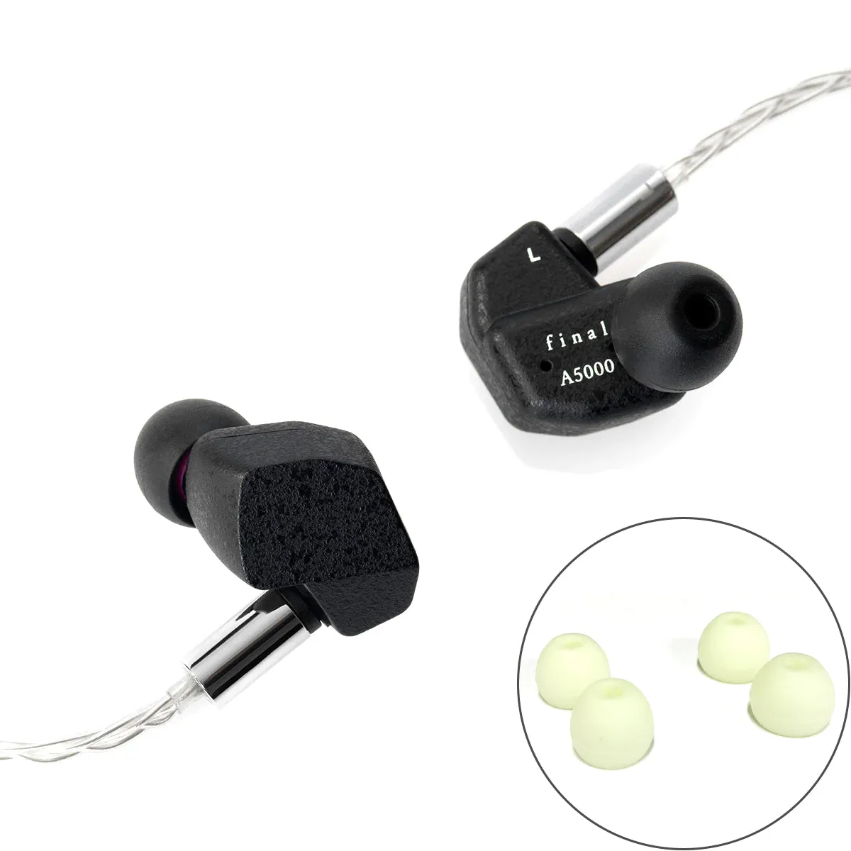 Final Audio A5000 Earphones ( Free Glow-in-the-Dark tips)