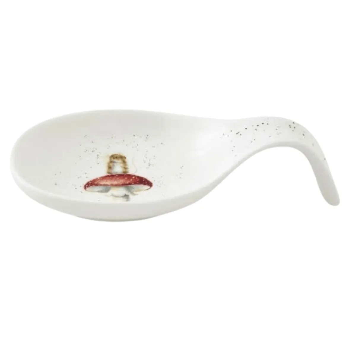 Fine Bone China Mouse Design Spoon Rest