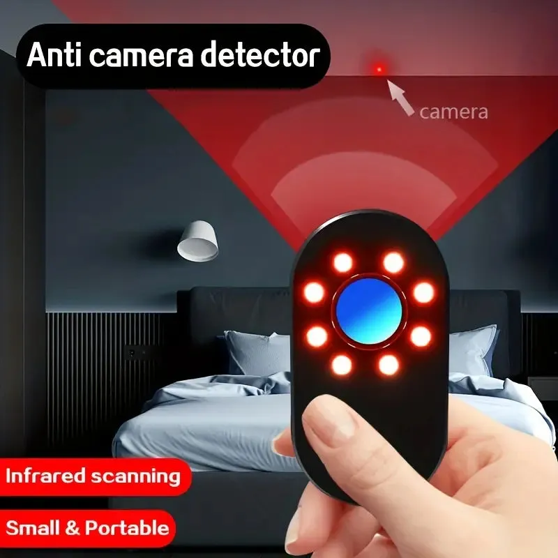 Hotel Hidden Camera Detector Finder, Infrared Detector, Travel Mini Portable Anti-Peeping Anti-Monitoring Camera Scanner