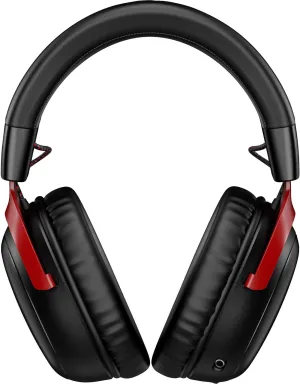 Hp Hyperx Cloud Iii Wireless Gaming Funk-Headset/7.1 Sound/Dts Headphone:X/Spatial Sound/Over-Ear - Schwarz/Rot