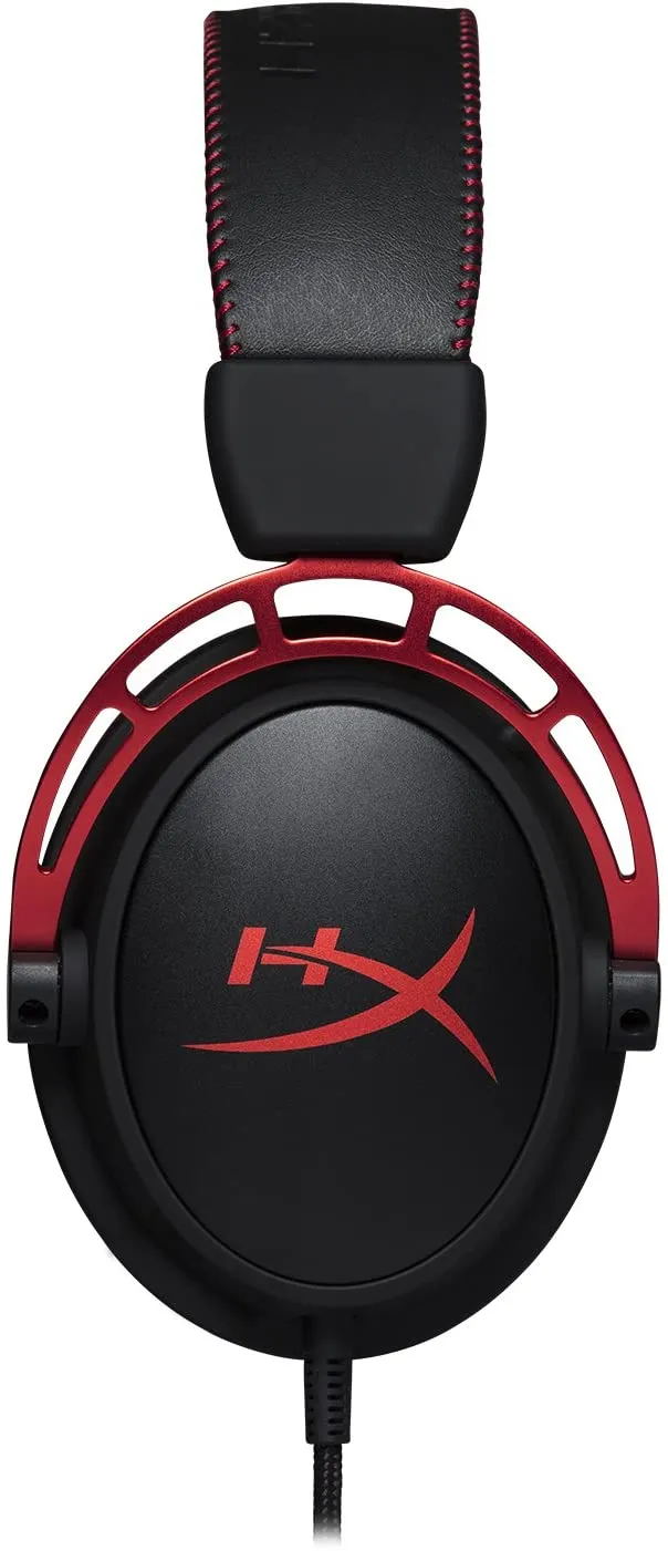 HyperX HX-HSCA-RD/AS Cloud Alpha Gaming Headset, Dual Chamber Drivers, Detachable Microphone for PC, PS4, Xbox One and Mobile Devices