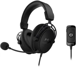 HyperX HX-HSCAS-BK/WW Cloud Alpha S - PC Gaming Headset, 7.1 Surround Sound, Noise Cancelling Microphone for PC, Xbox One and Mobile Devices