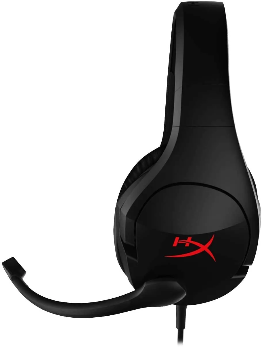 HyperX HX-HSCS-BK/AS Cloud Stinger Gaming Headset with Comfortable Foam, Swivel to Mute, Noise Cancellation for PC, Xbox One, PS4 and Mobile Devices