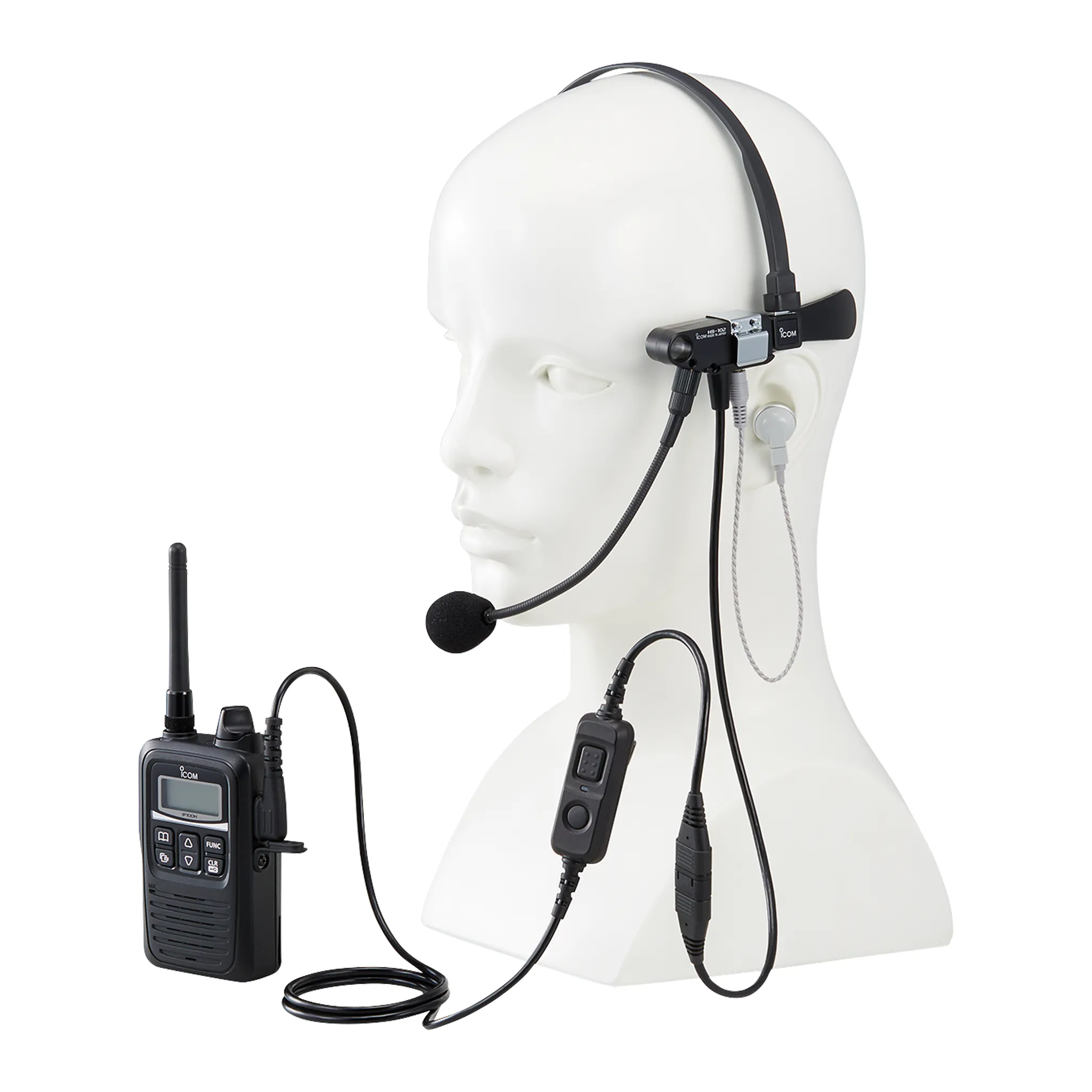 Icom HS102 Over the Head Headset with Boom Microphone