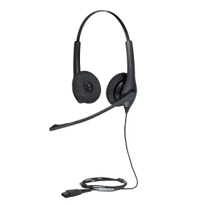 Jabra Biz 1500 Duo - Headset - On-Ear - Wired - Quick Disconnect