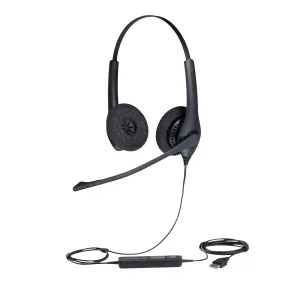 Jabra Biz 1500 Duo - Headset - On-Ear - Wired - Usb