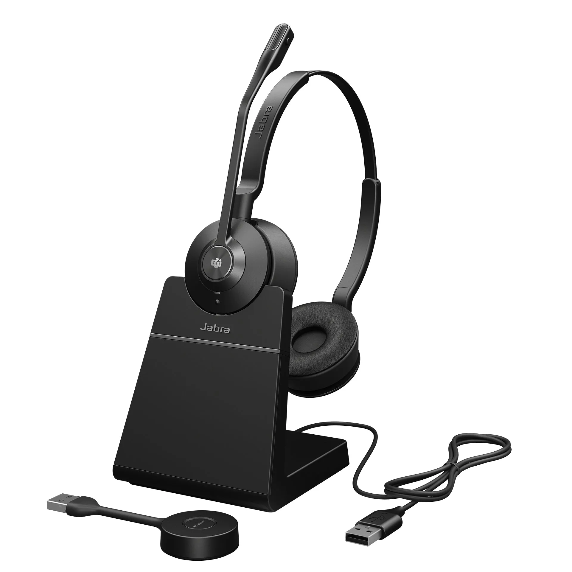 Jabra Engage 55 Stereo - Headset - On-Ear - Dect - Wireless - Certified For Microsoft Teams