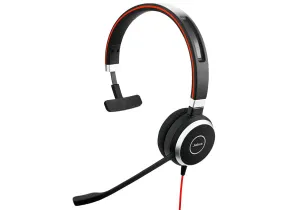 Jabra Evolve 40 Uc Mono - Headset - On-Ear - Wired - 3.5 Mm Jack