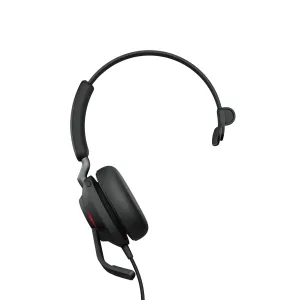 Jabra Evolve2 40 Se Ms Mono - Headset - On-Ear - Wired - Usb-C - Noise Isolating - Certified For Microsoft Teams