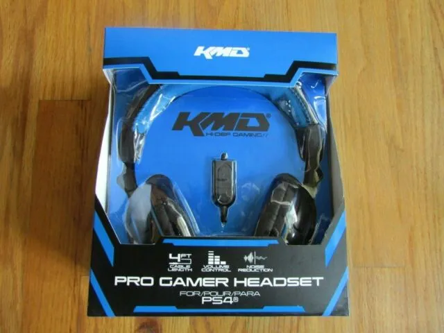 KMD Pro Gamer Over the Ear Headset - Black