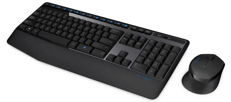 Logitech Keyboard And Mouse Set Mk345 - English Layout - Black