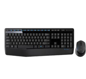 Logitech Keyboard And Mouse Set Mk345 - English Layout - Black