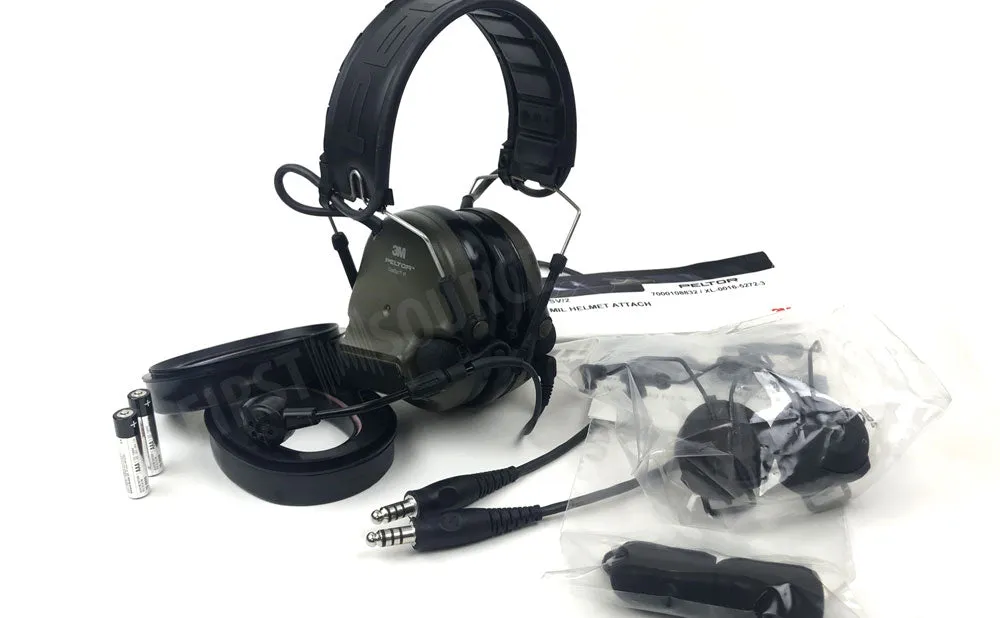 O.D. Green 3M ComTac VI NIB Dual Comm Headset