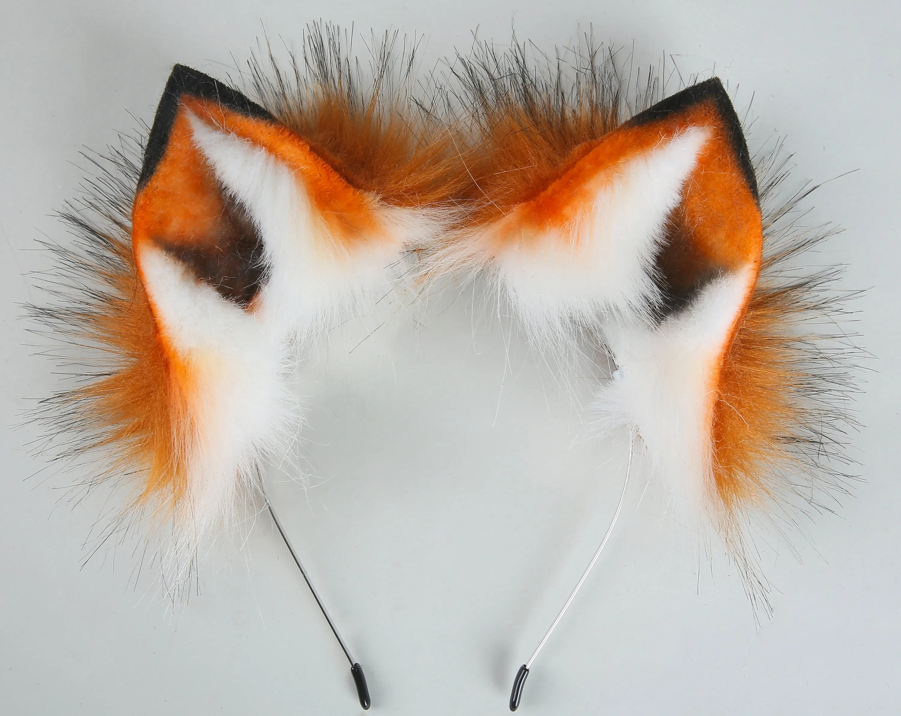 red fox tail plug and ear set fox ear wolf tail butt plug tail buttplug wolf ear petplay sextoy anal plug tail cat ear and tail plug kittenplay