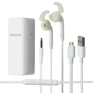 Samsung Power & Play Bundle - Active In-Ear Headset and Battery Pack - White