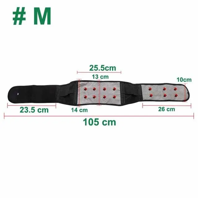 Self-heating Magnetic Therapy Back Waist Support Belt