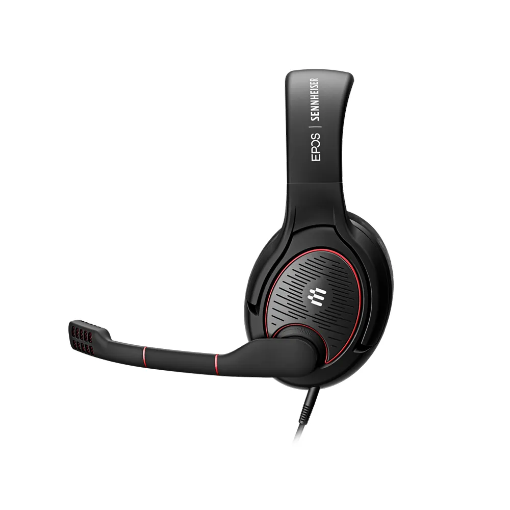 Sennheiser Game One Acoustic Wired Gaming Headphones with Flip to Mute Function, Noise Cancelling Microphone and Integrated Volume Control for Gaming Console, PC Computer Laptop and Smartphones