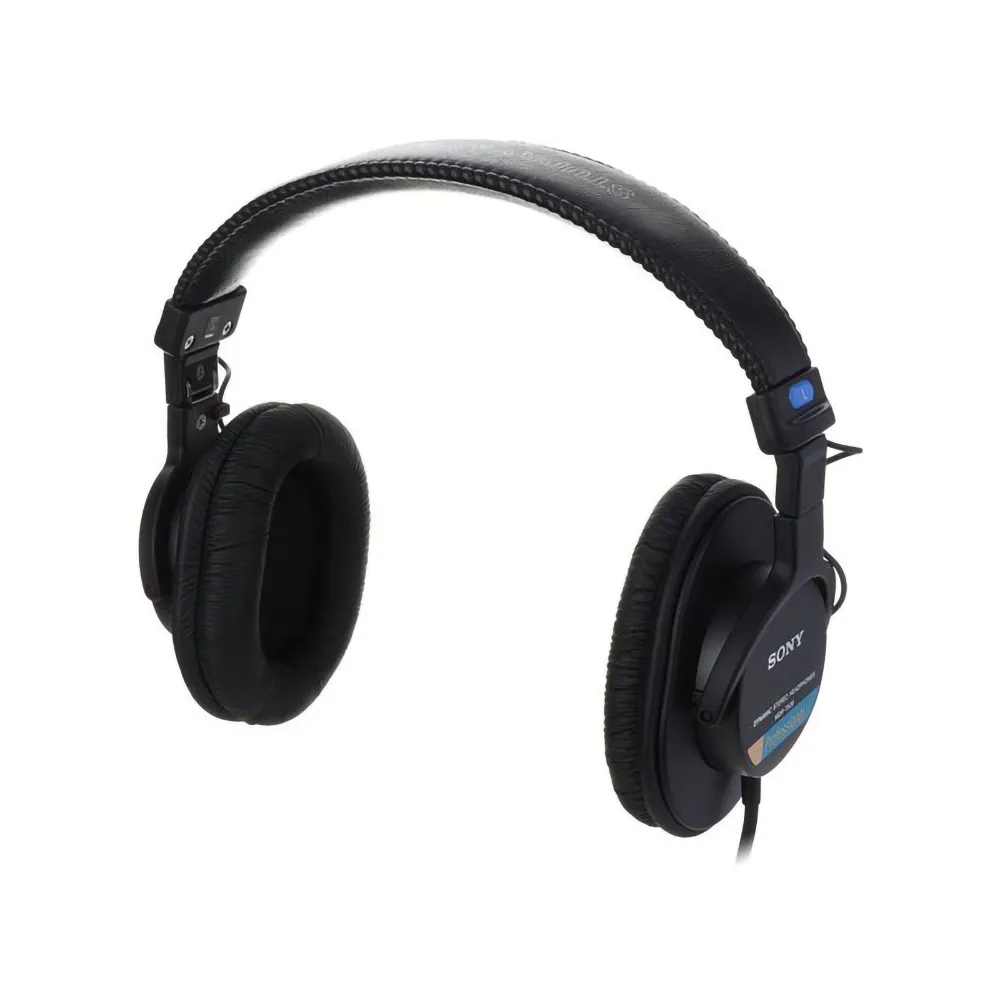 Sony MDR-7506 Professional Dynamic Wired Monitor Headphones with Large Diaphragm, 40mm Drivers and 20,000Hz / 1,000mW Power Audio Handling for Studio Audio Recording