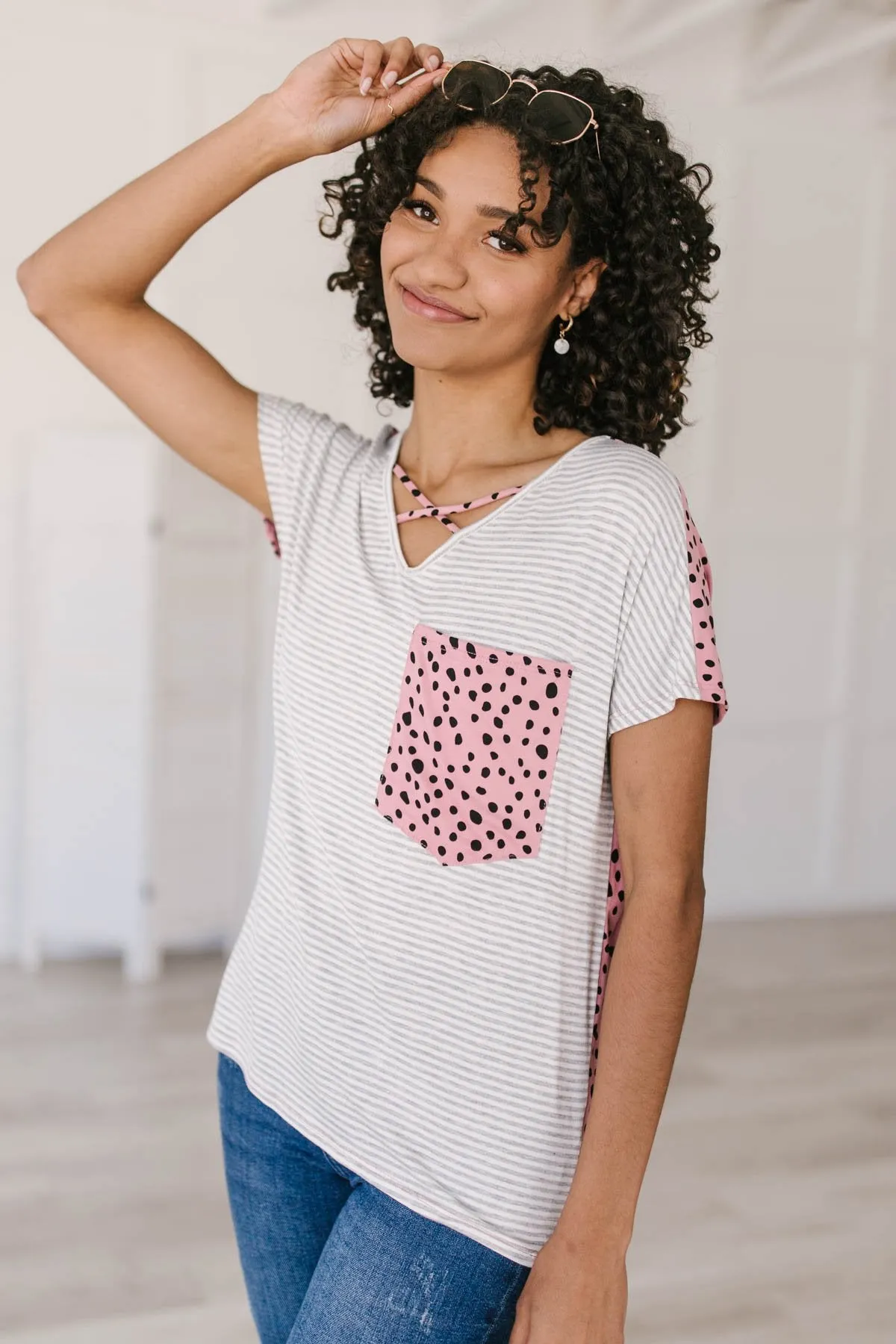 Spotty Connection Top