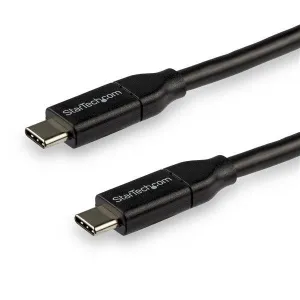 Startech.Com Usb C To Usb C Cable - 10 Ft / 3M - Usb-If Certified - 5A Pd - Usb 2.0 - Usb Type C Charging Cable - Usb C