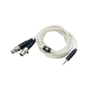 Strauss & Wagner Elvas Mini-XLR 2.5mm Balanced 8-core OFC Silver Headphone Cable