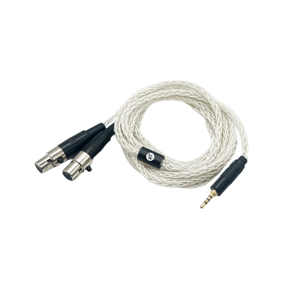 Strauss & Wagner Elvas Mini-XLR 2.5mm Balanced 8-core OFC Silver Headphone Cable