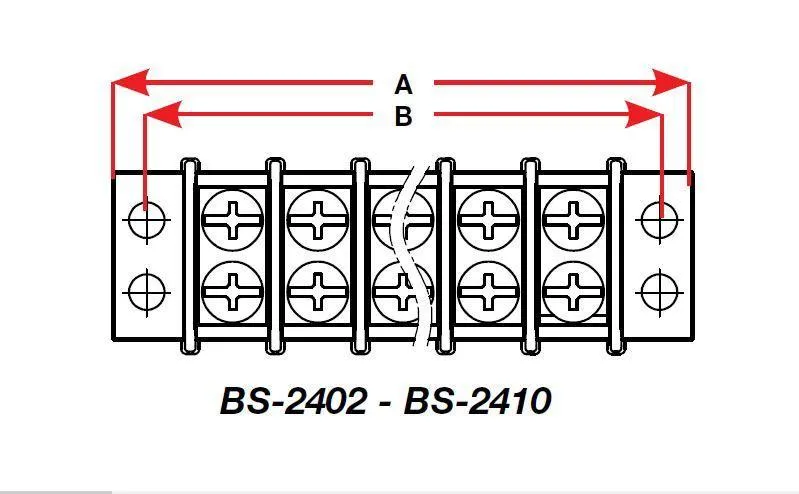 Terminal Block 20A - 8 Circuit