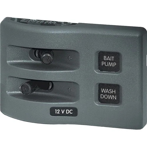 WeatherDeck 12V DC Waterproof Fuse Panel -  2 Positions