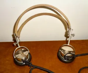 WW1 Western Electric 509W Headphones In Working Condition